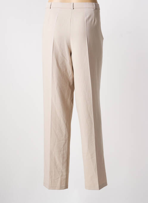 Pantalon drept bej CHRISTINE LAURE femeie