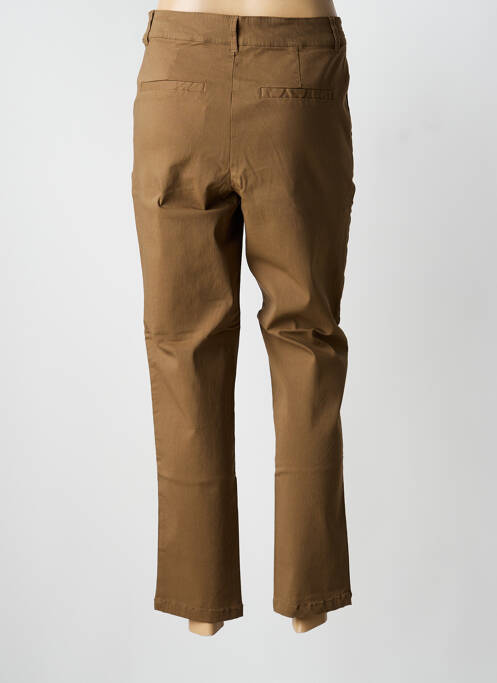 Pantalon 7/8 elasticitate mărime normală verde CULTURE femme