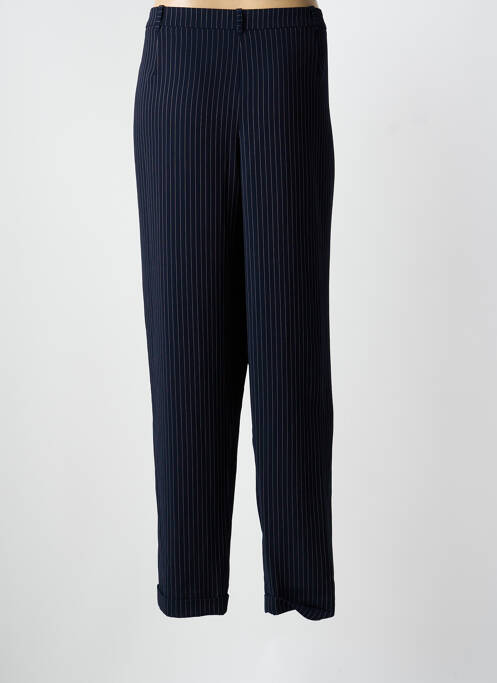 Pantalon drept albastru CHRISTINE LAURE femeie