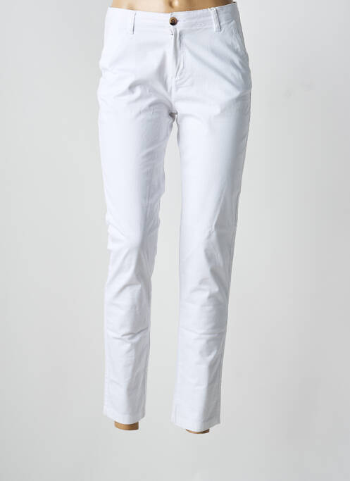 Pantalon chino alb C'EST BEAU LA VIE femeie