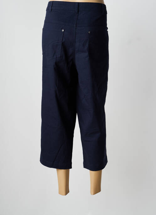 Pantalon trei sferturi croială dreaptă mărime normală albastru CISO femme