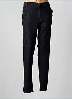 Blugi cu croială dreaptă negru CHRISTINE LAURE femeie