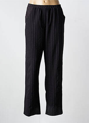 Pantalon drept elasticitate mărime normală negru FRANCK ANNA femeie