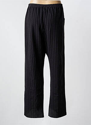 Pantalon drept elasticitate mărime normală negru FRANCK ANNA femeie