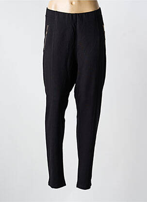 Pantalon slim talie elastică mărime normală negru CISO femeie