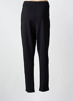 Pantalon slim talie elastică mărime normală negru CISO femeie