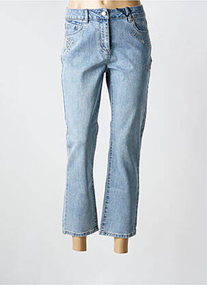Blugi cu croială dreaptă albastru JULIE GUERLANDE femeie