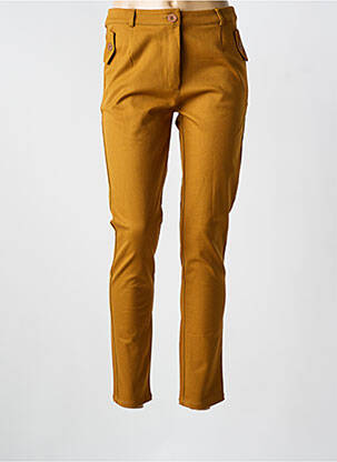 Pantalon slim maro LE PETIT BAIGNEUR femeie