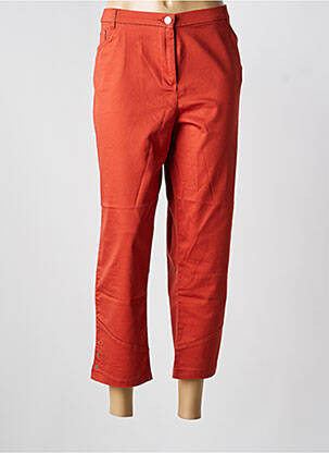 Pantalon trei sferturi roșu CHRISTINE LAURE femeie