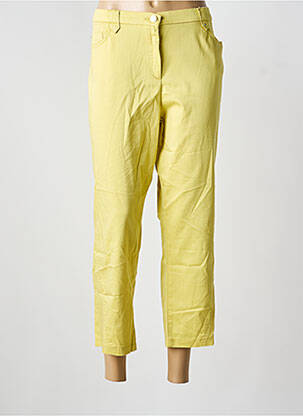 Pantalon trei sferturi verde CHRISTINE LAURE femeie