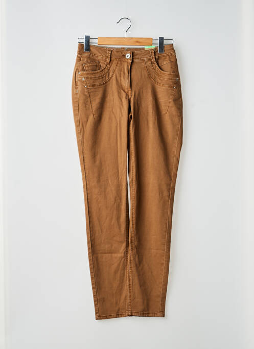 Pantalon slim maro CECIL femeie