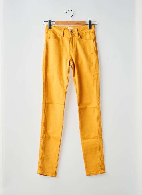 Pantalon slim galben C'EST BEAU LA VIE femeie