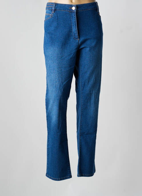 Blugi cu croială dreaptă albastru JULIE GUERLANDE femeie
