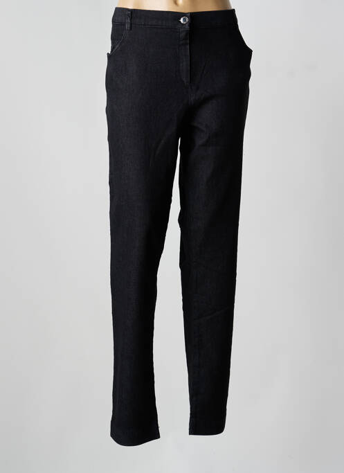 Blugi cu croială dreaptă negru CHRISTINE LAURE femeie