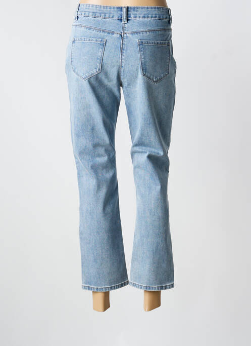 Blugi cu croială dreaptă albastru JULIE GUERLANDE femeie