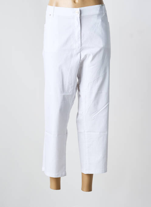 Pantalon trei sferturi alb DIANE LAURY femeie