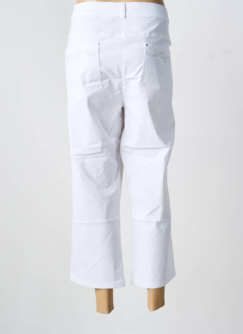 Pantalon trei sferturi alb DIANE LAURY femeie