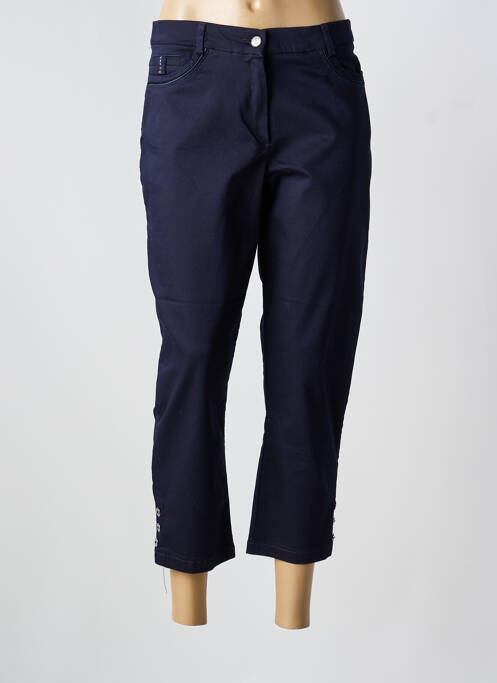 Pantalon trei sferturi albastru CHRISTINE LAURE femeie