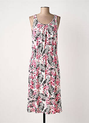 Rochie midi imprimeu floral fără mâneci alb JENSEN femeie