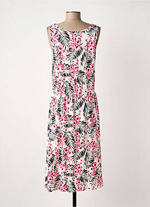 Rochie midi imprimeu floral fără mâneci alb JENSEN femeie