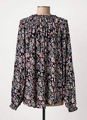 Bluză imprimeu floral mâneci lungi negru JENSEN femeie