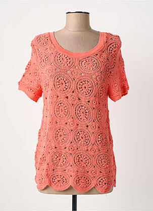 Tricou portocaliu C'EST BEAU LA VIE femeie