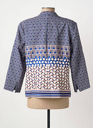 Jachete casual finisaj interior dublat albastru CHRISTINE LAURE femeie