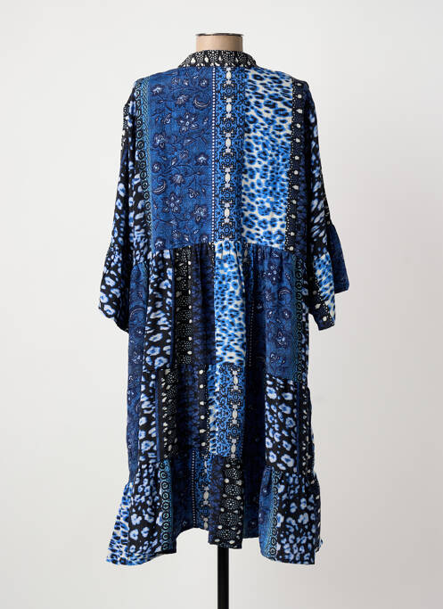 Rochie midi albastru ICONIQUE femeie