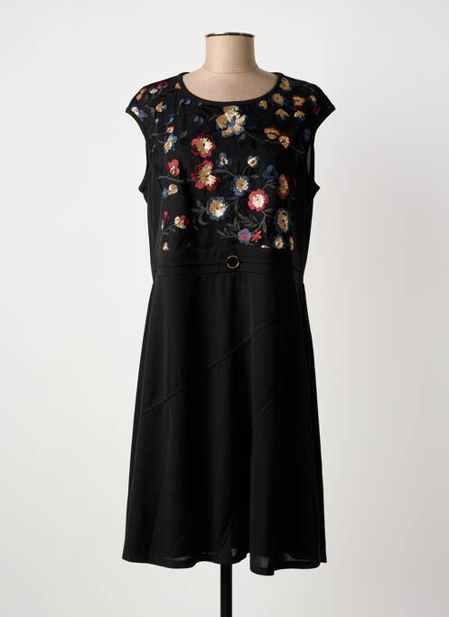 Rochie midi negru CHRISTINE LAURE femeie