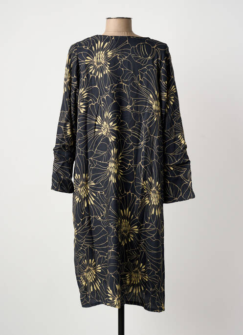 Rochie midi negru POISSONS BLANCS femeie