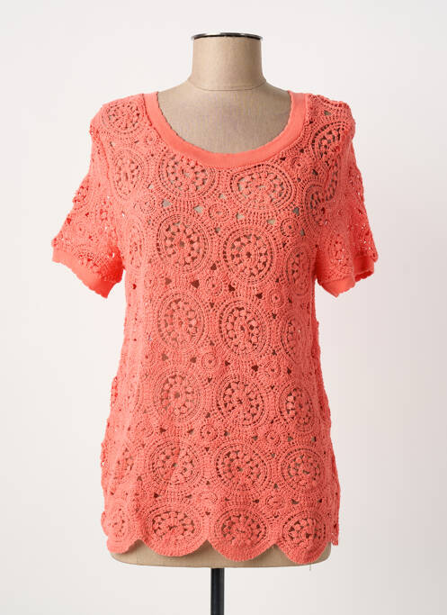 Tricou portocaliu C'EST BEAU LA VIE femeie