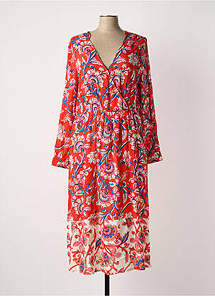 Rochie lungă roșu C'EST BEAU LA VIE femeie