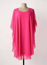 Rochie midi mâneci scurte mâneci scurte roz GREGORY PAT femme