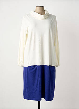 Rochie midi alb POISSONS BLANCS femeie