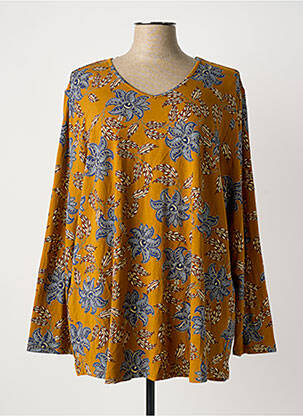 Tricou mâneci lungi mâneci lungi galben CISO femeie