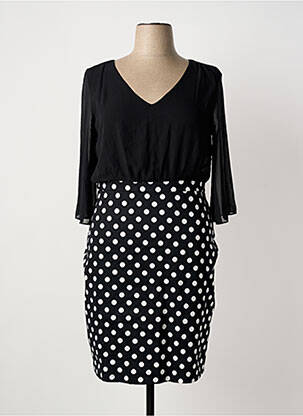 Rochie midi mâneci 3/4 mâneci 3/4 negru SMASHED LEMON femeie