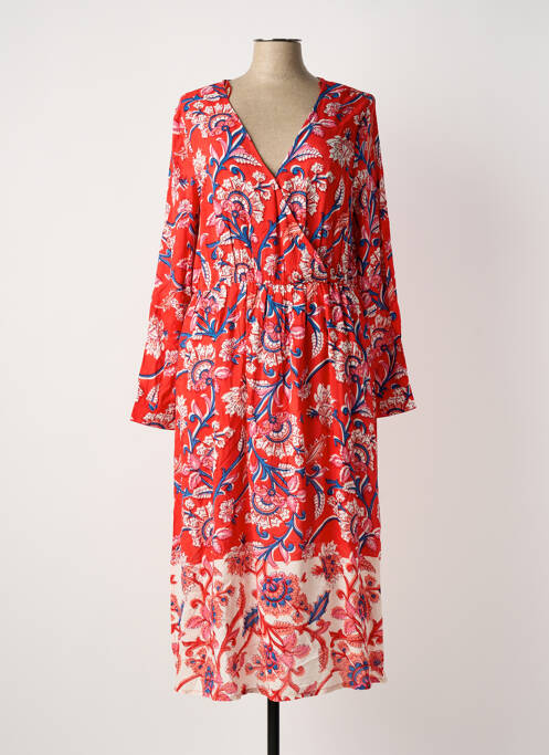 Rochie lungă roșu C'EST BEAU LA VIE femeie