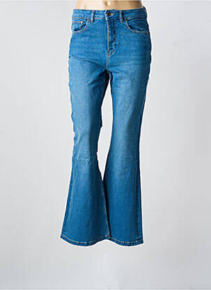 Blugi cu croială evazată albastru KUYICHI femeie