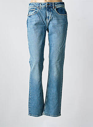 Blugi cu croială dreaptă albastru KUYICHI femeie