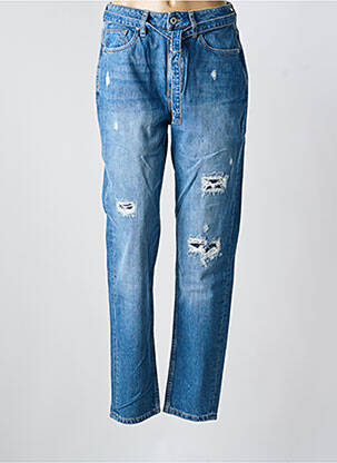 Blugi cu croială dreaptă albastru KUYICHI femeie