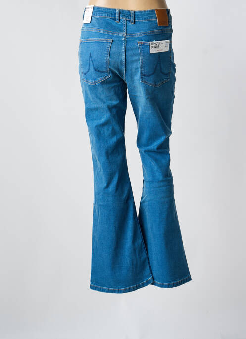 Blugi cu croială evazată albastru KUYICHI femeie