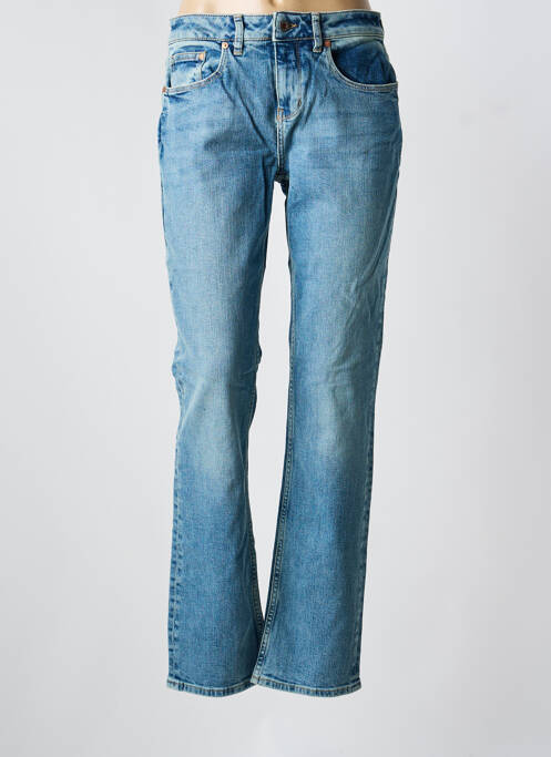 Blugi cu croială dreaptă albastru KUYICHI femeie