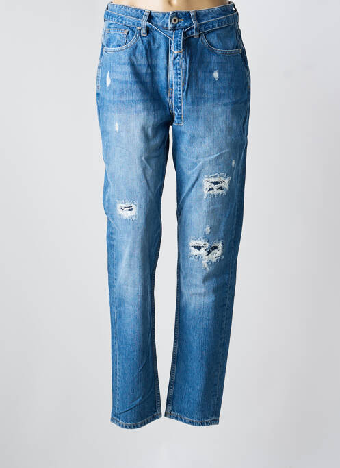 Blugi cu croială dreaptă albastru KUYICHI femeie