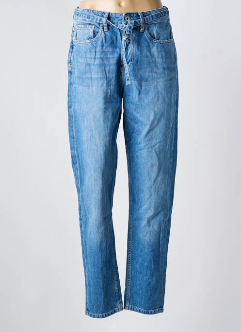 Blugi cu croială dreaptă albastru KUYICHI femeie