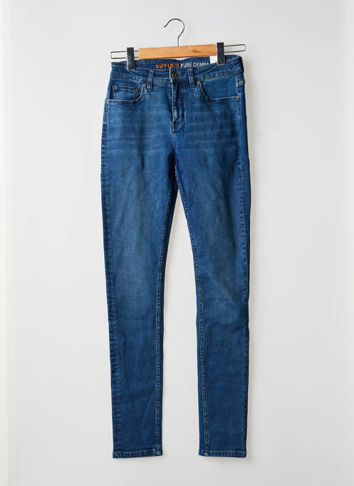 Blugi cu croială slim albastru KUYICHI femeie