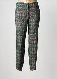 Pantalon 7/8 elasticitate mărime normală verde LINEA TESINI femeie