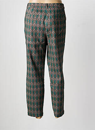 Pantalon 7/8 elasticitate mărime normală verde LINEA TESINI femeie