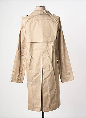 Trench țesătură poplin fără glugă bej TOMMY HILFIGER femeie
