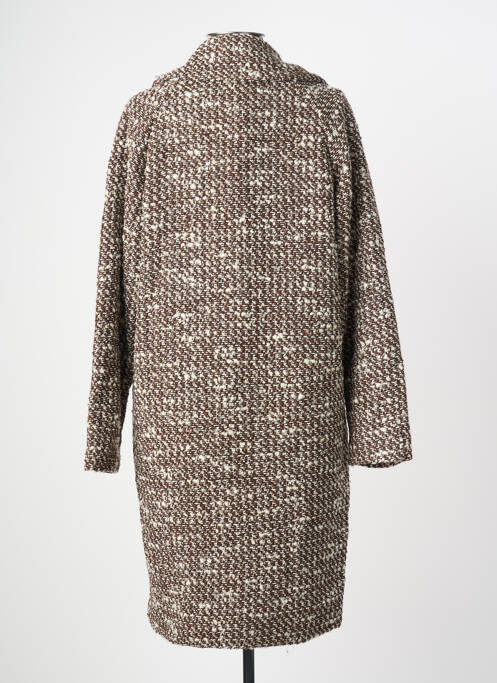 Palton lung maro LINEA TESINI femeie