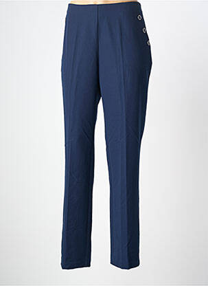 Pantalon slim talie înaltă talie înaltă albastru DAMART femeie